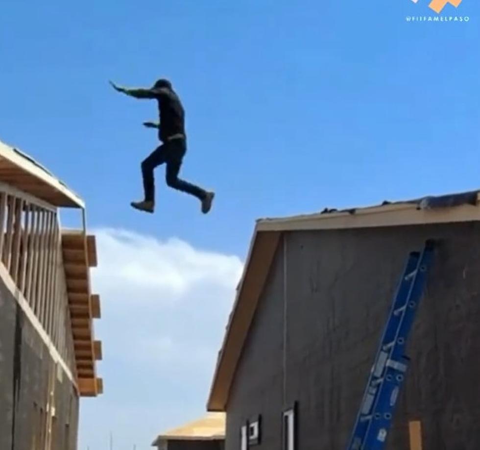 Video Of Epic Fail As Guy Tries To Jump Between Houses