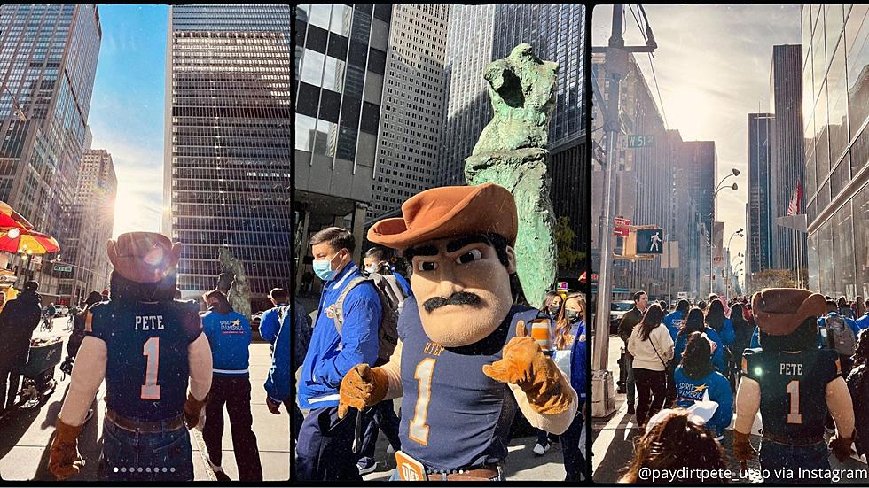 Paydirt Pete Proudly Represents El Paso in New York City Photos
