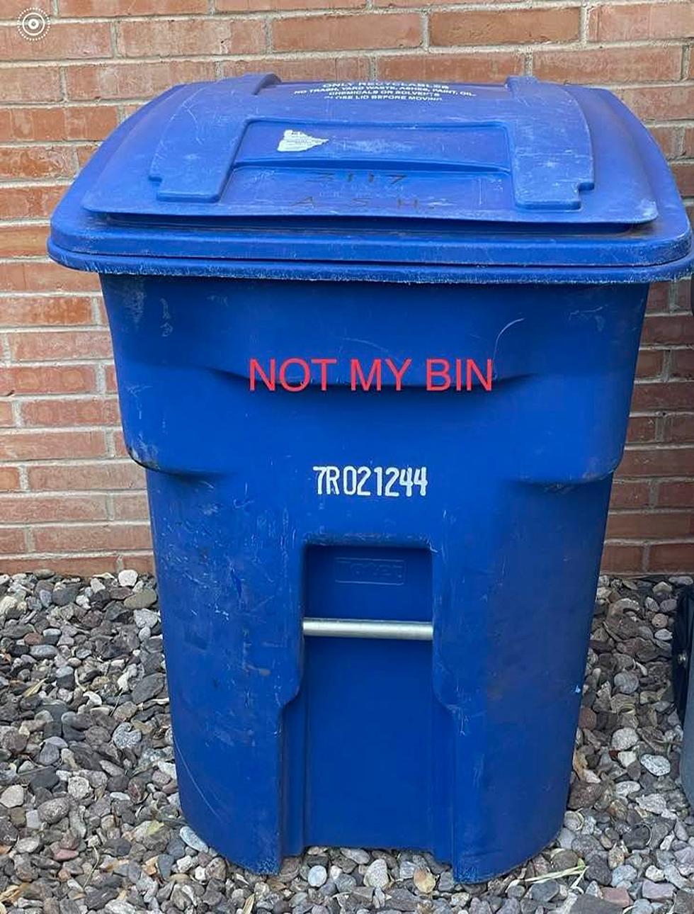 Trash Guys Take My Blue Bin-City Says Go To Class To Get It Back