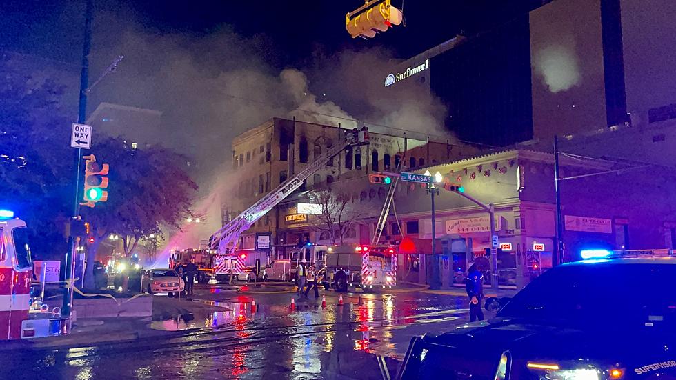 Photos &#038; Video Of De Soto Hotel Destroyed by Fire In Downtown ELP