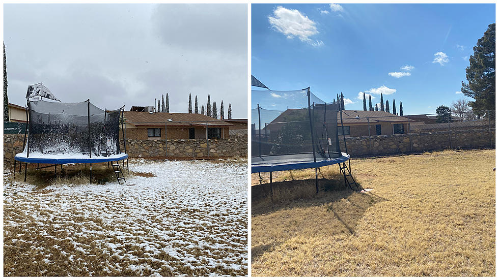 From Snow To Sun: Photos Taken 3 Hours Apart Sum Up El Paso&#8217;s Weather