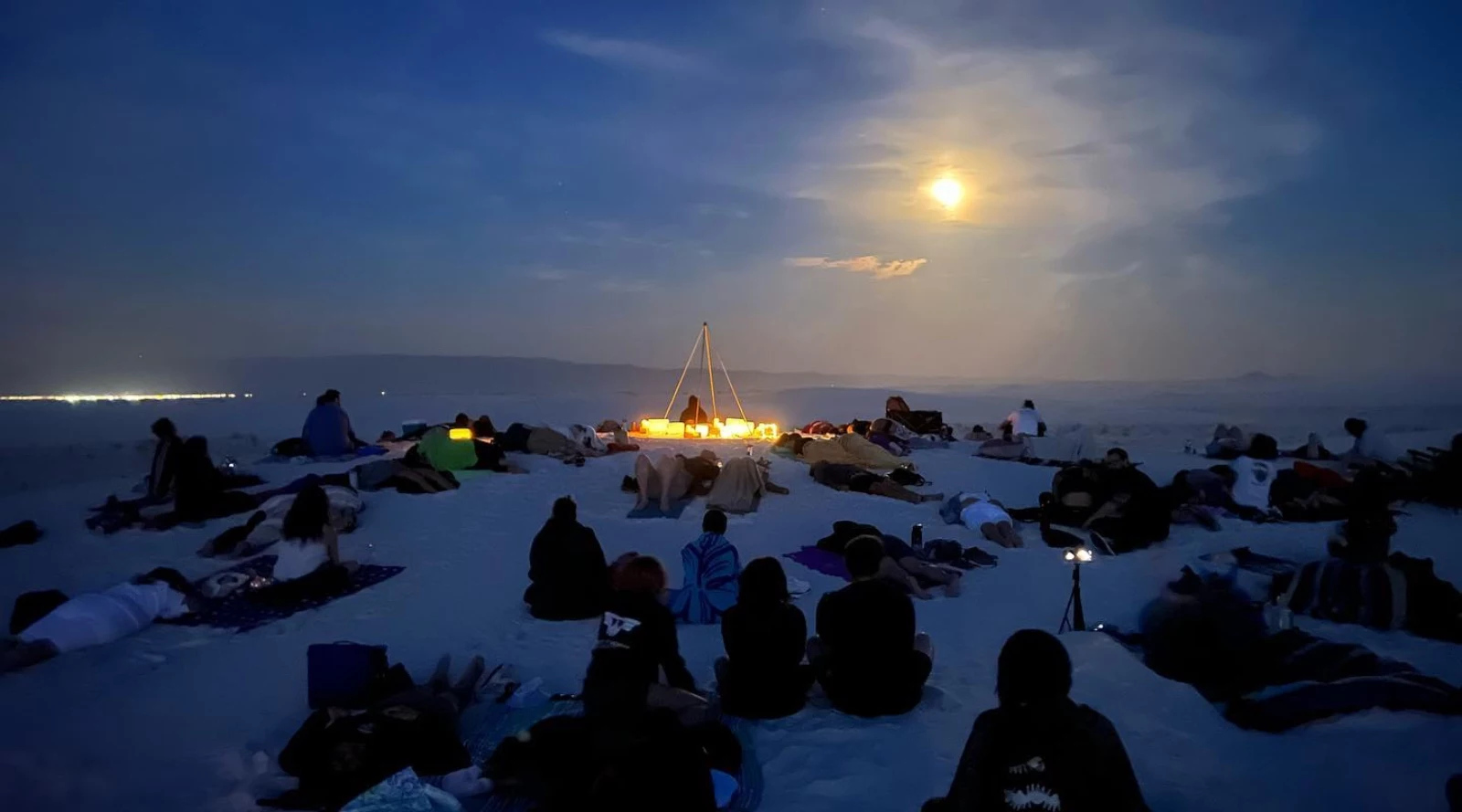 Get Up Close Look at Harvest Moon at White Sands Full Moon Nights