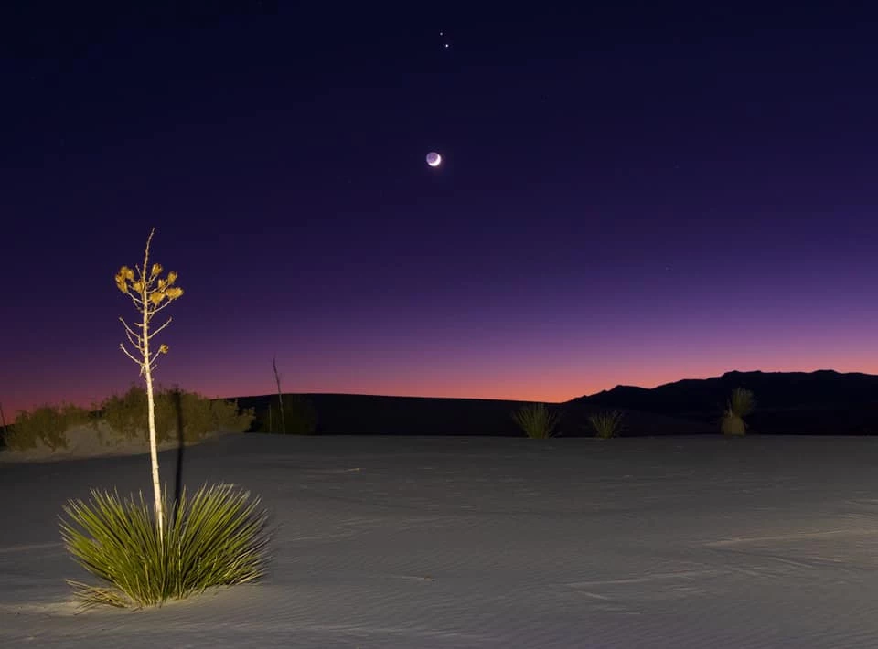 White Sands in New Mexico Sets 2023 Full Moon Nights Dates