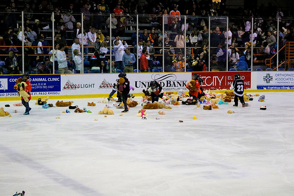 El Paso Rhinos Gear Up for Heartwarming Teddy Bear Toss Tradition