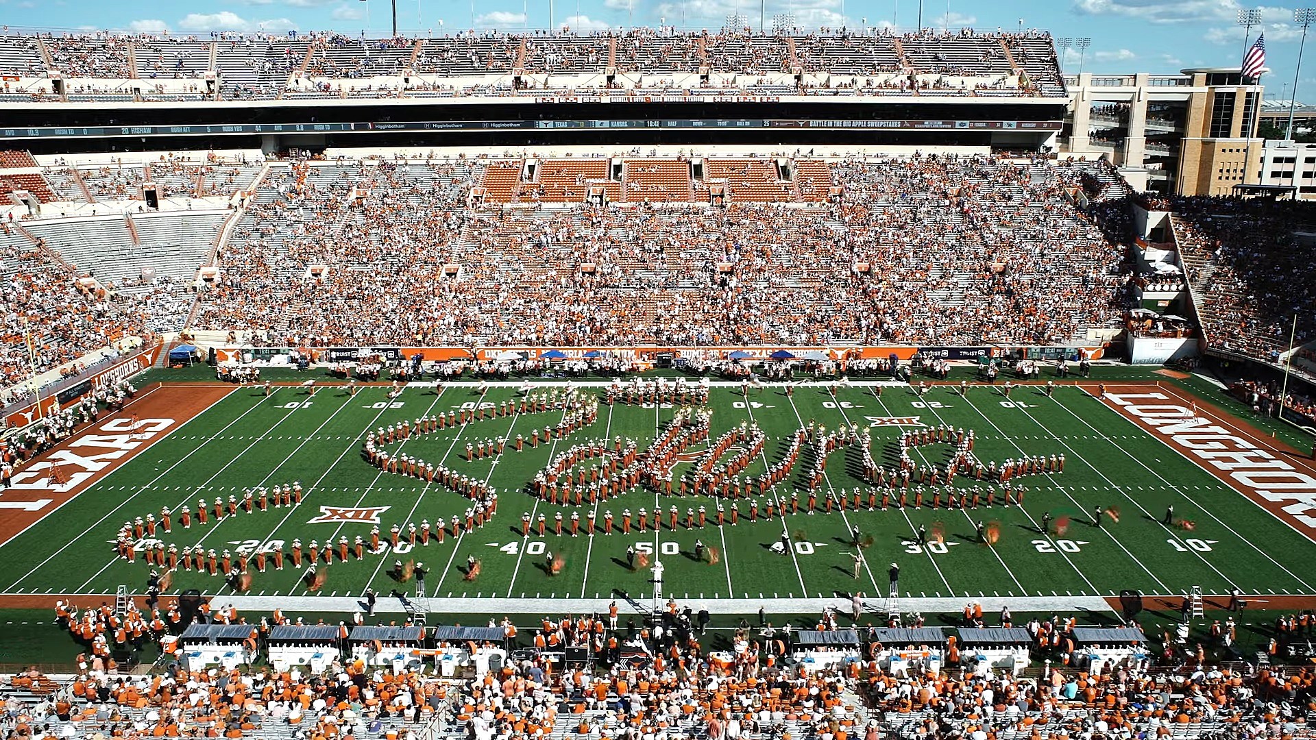 Leon High School band halftime performance