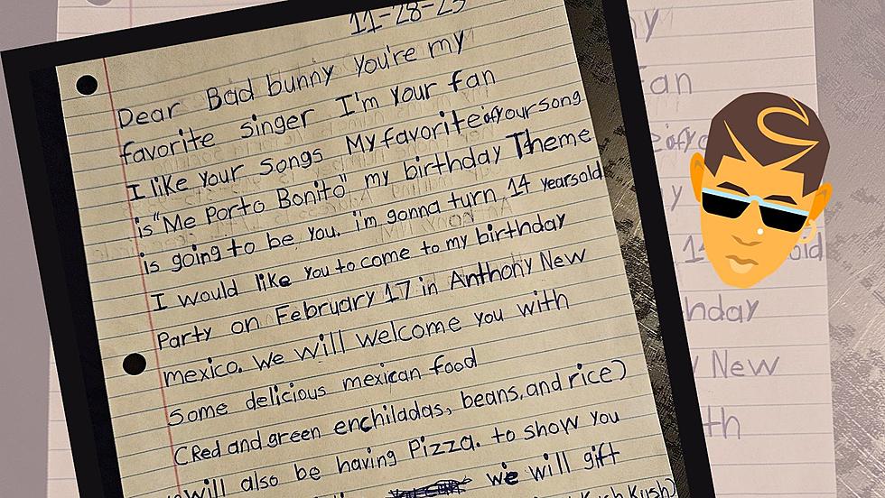 Anthony, NM Teen’s Sweet Letter Invites Bad Bunny To His Birthday