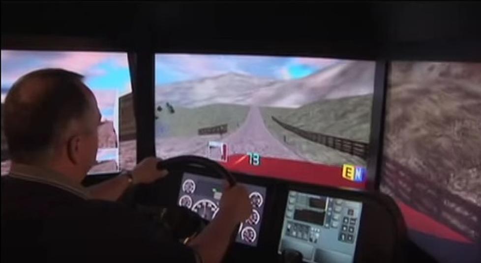 Truck Simulator Shows CBC Students What It’s Like to Drive a Big Rig