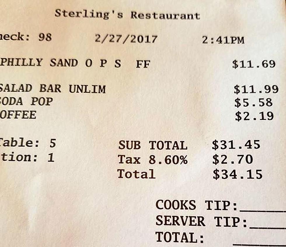 Local Restaurant Adds a &#8216;Tip For the Cook&#8217; Line on the Bill