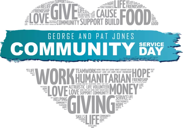 Join the First Annual George &#038; Pat Jones Community Service Day