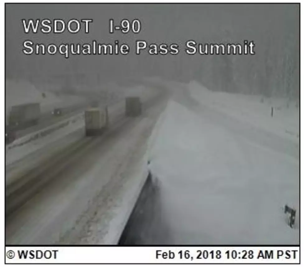 Plan Extra Travel Time if You&#8217;re Headed Over Snoqualmie Pass!