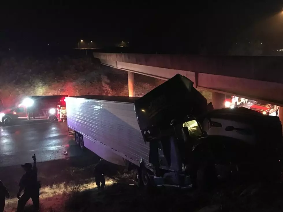 Semi Drives off Benton City Exit When Driver Falls Asleep