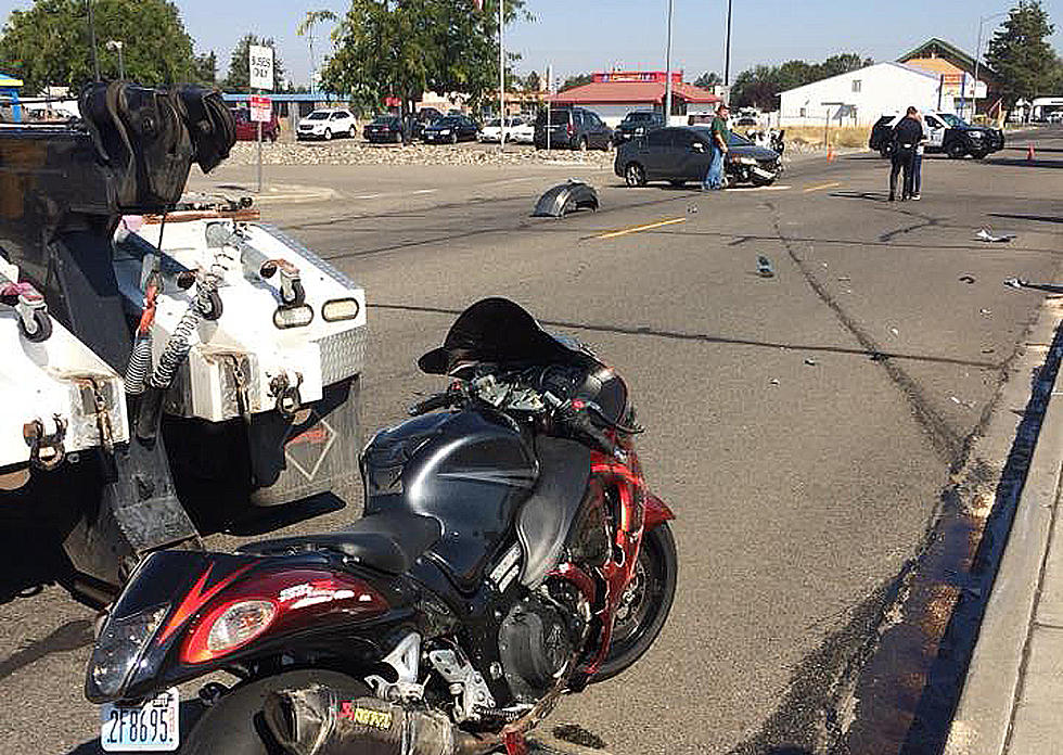 Motorcycle Accident Closes Huntington Street This Morning