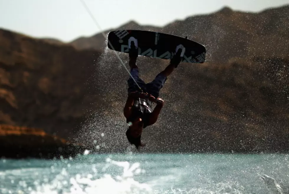 Wakeboarding Into His Tent Like A Pro [VIDEO]