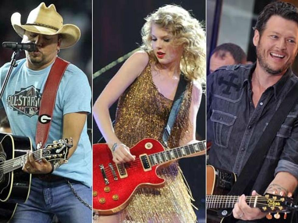 Jason Aldean, Blake Shelton, and Taylor Swift to Perform at 2011 CMAs