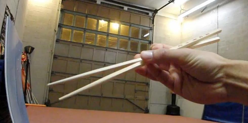 Must Learn to Throw Chopsticks [VIDEO]