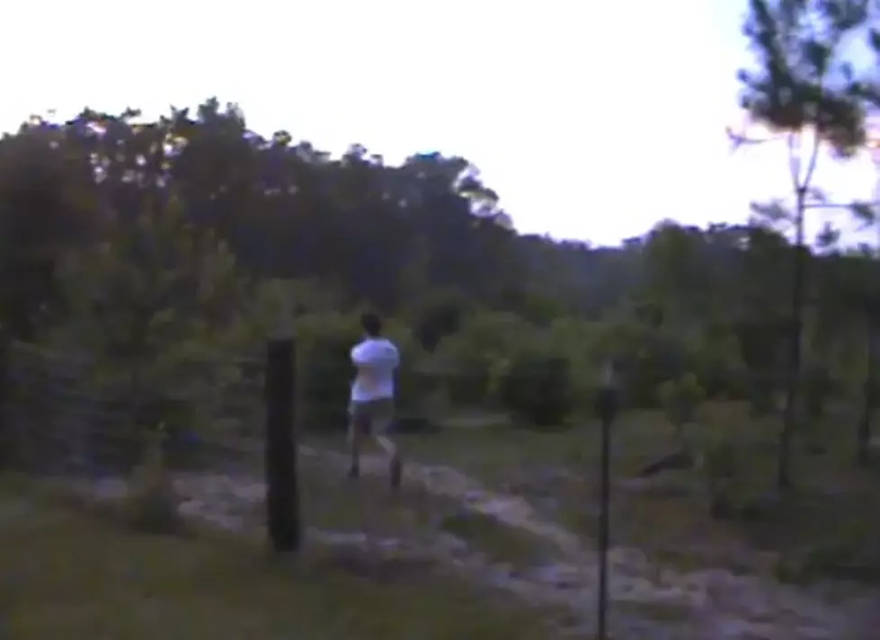 Boy is Chased Out of the Woods by a ? [VIDEO]