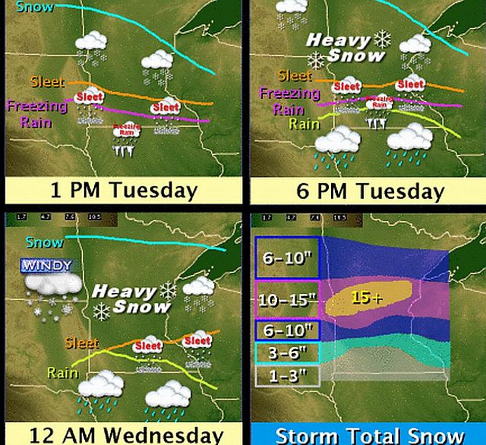 Winter Storm Warning Tuesday Afternoon, Wednesday
