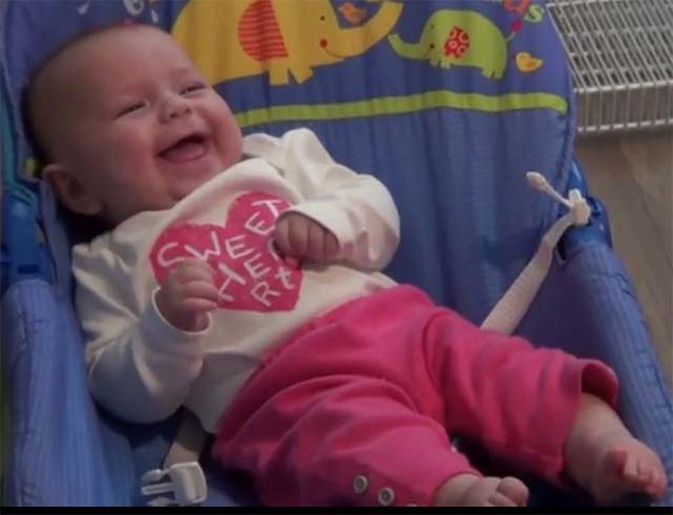 Adorable Baby Sent into Laughing Fits Over Power Drill [VIDEO]