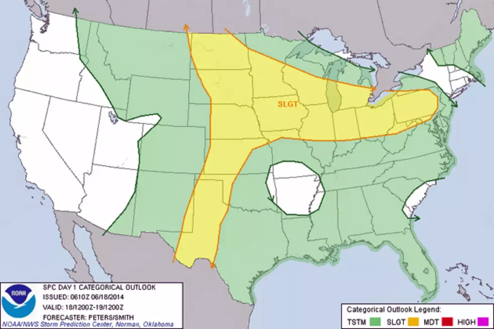 Severe Weather Possible Again Today &#038; Tonight