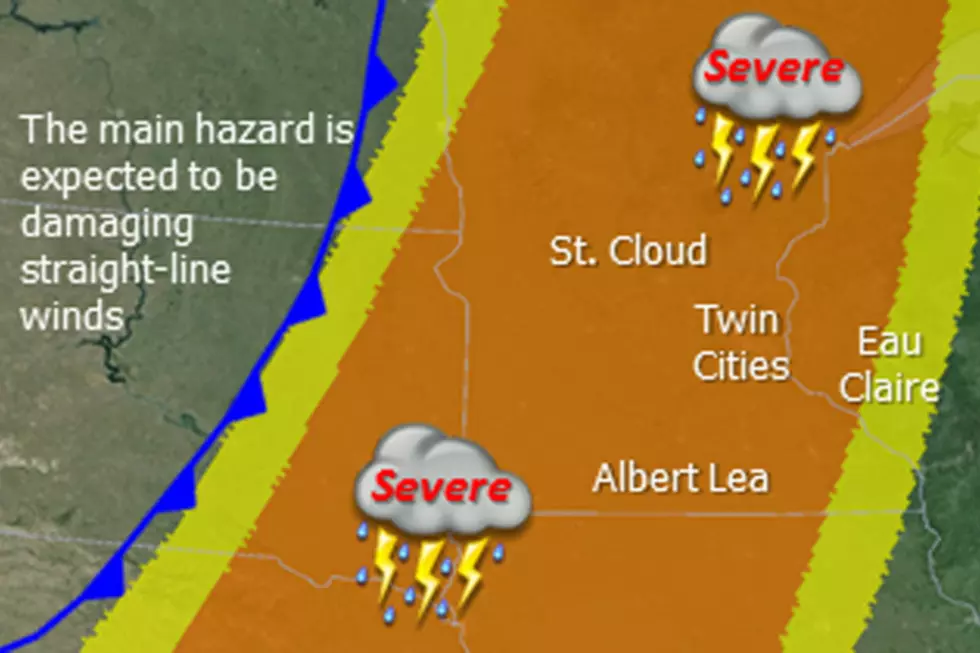 Severe Weather Possible Across St. Cloud Area Tomorrow