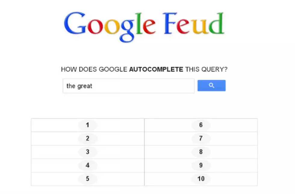 Can You Beat Google Feud?