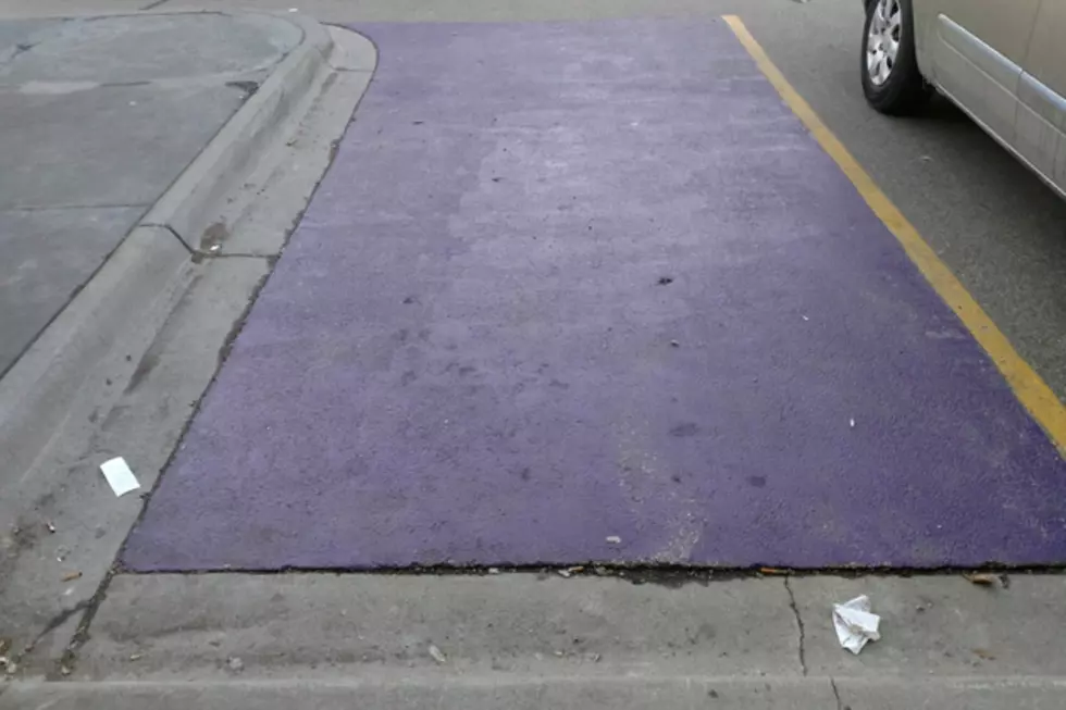 Do You Know What This Purple & Gold Parking Spot Is For?