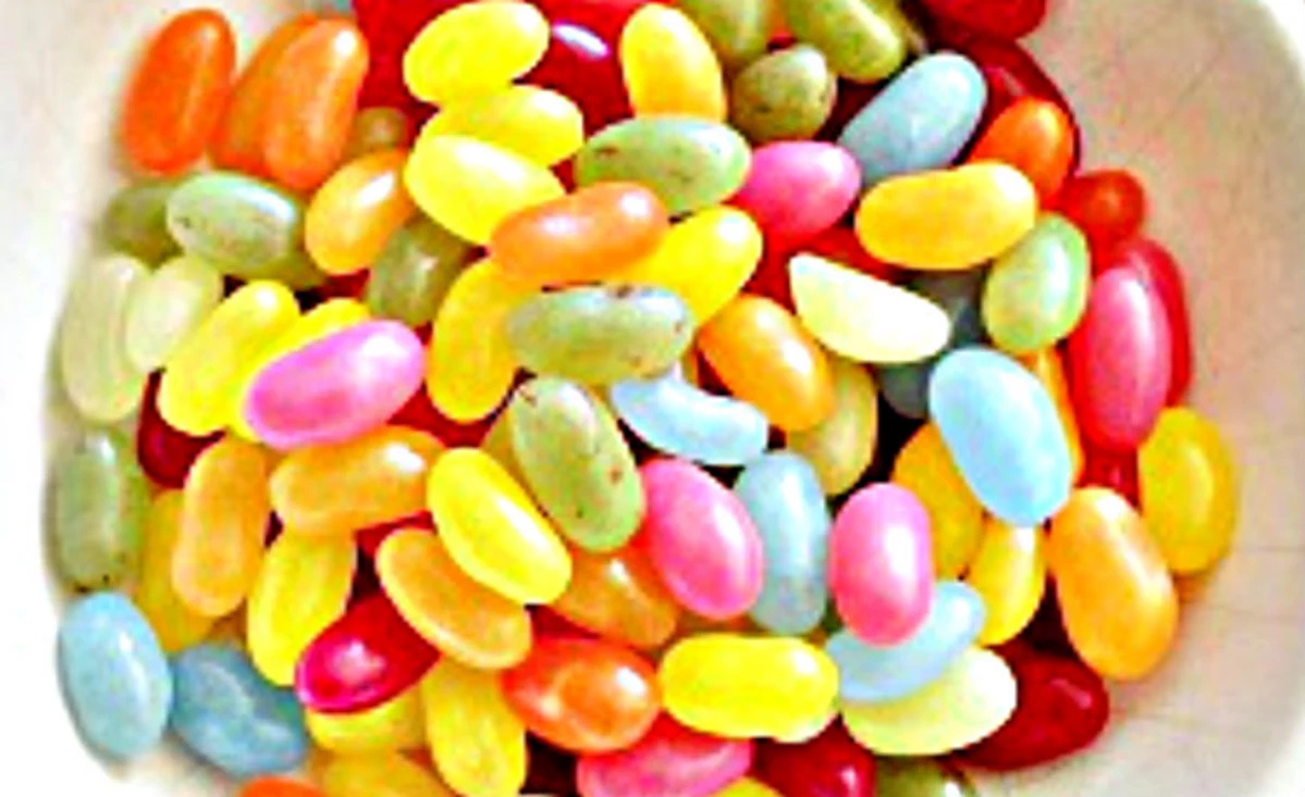 eating jelly beans