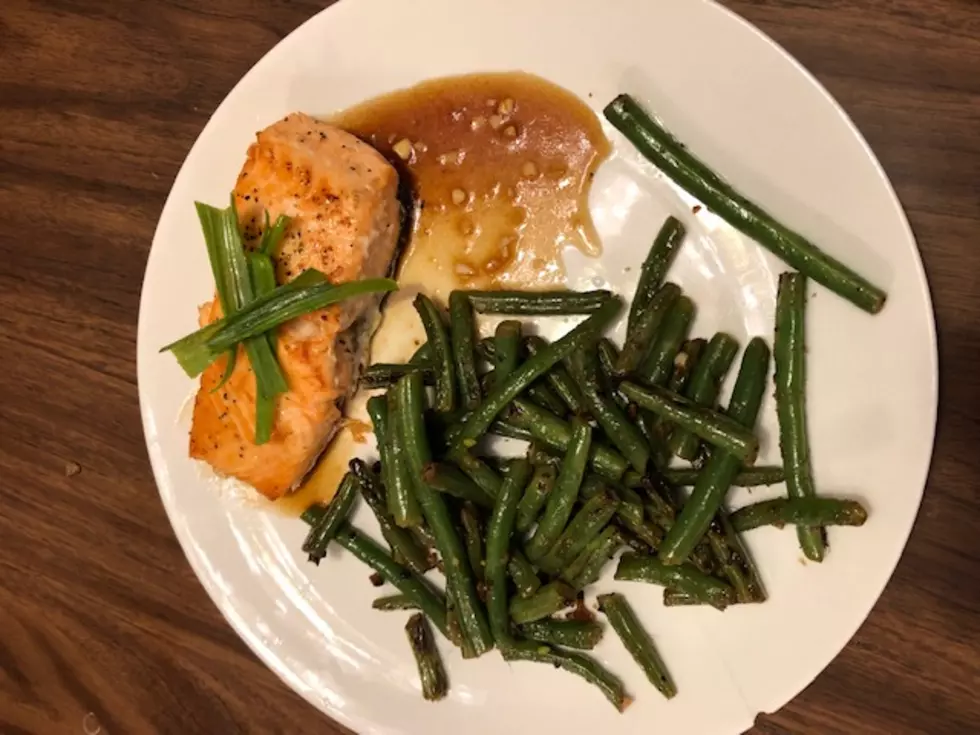 Another Amazing Recipe:  Seared Salmon with Ginger Garlic Sauce