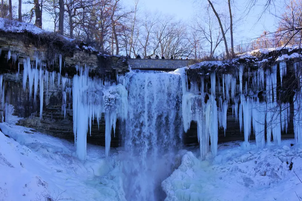 A Trip To This Frozen Minnesota Waterfall is Perfect for Valentine&#8217;s Day
