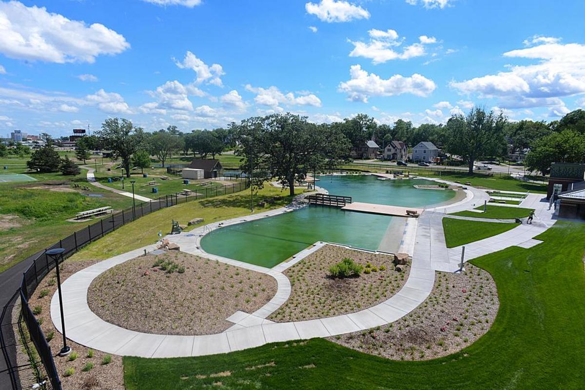 Minnesota Pool Rools Swim in Minnesota's Only Natural Pool Before Summer is Over