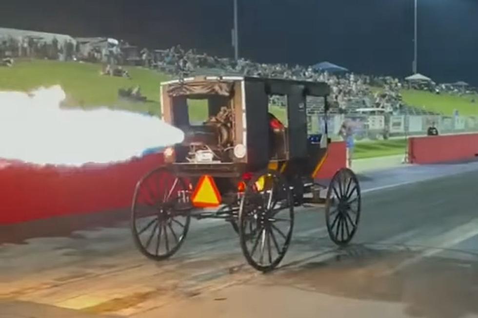 In Honor of BIR Nationals: Jet Powered Amish Buggy Does the Quarter Mile