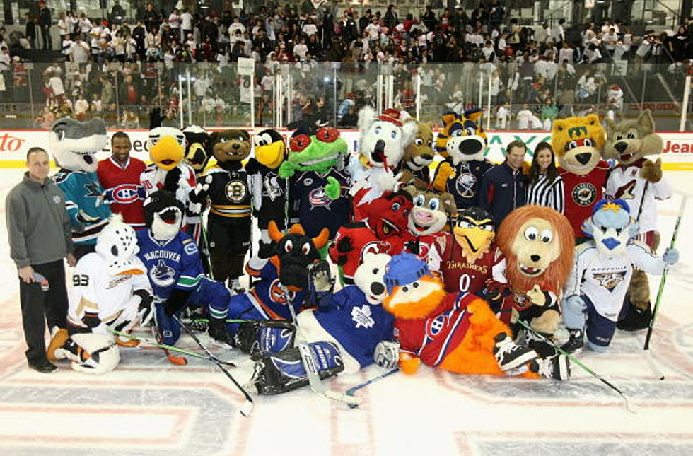 Fin, mascot for the Vancouver Canucks, poses for a portrait during News  Photo - Getty Images