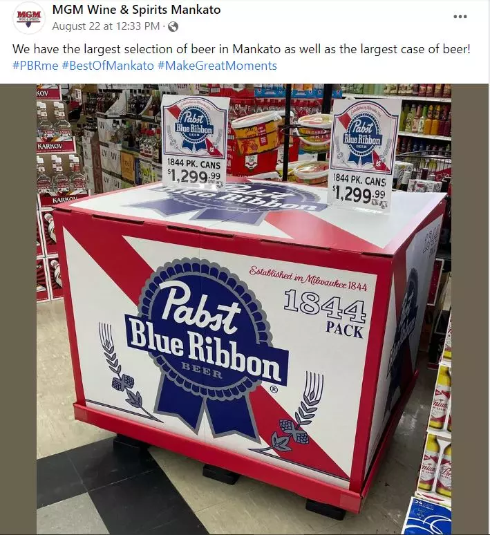 PBR's 1844 pack is here, and it could include a lot more than just a lot of  beer, This is the Loop