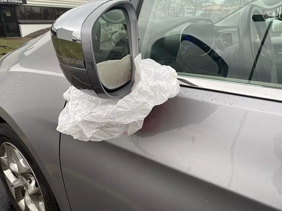 Why Do People Tie White Grocery Bags To Their Mirrors & What Does It Mean?