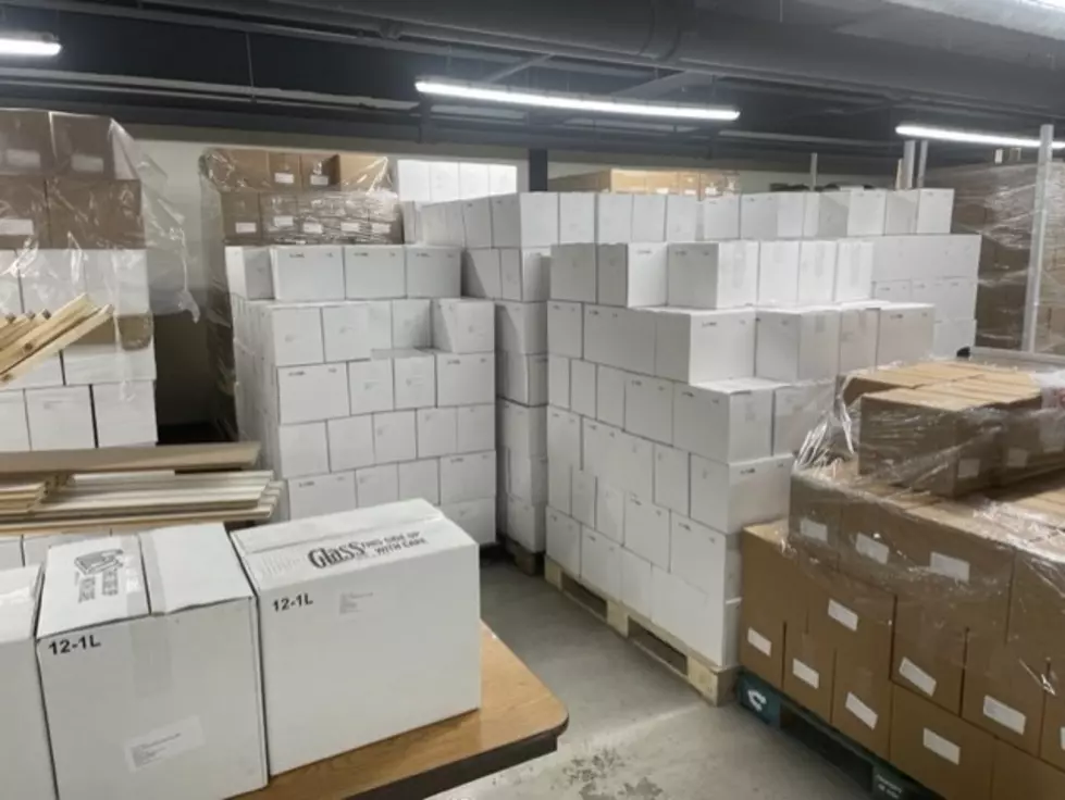 Photo by Brooks O'Brian Pictured: Bottled and boxed spirits ready for sale.