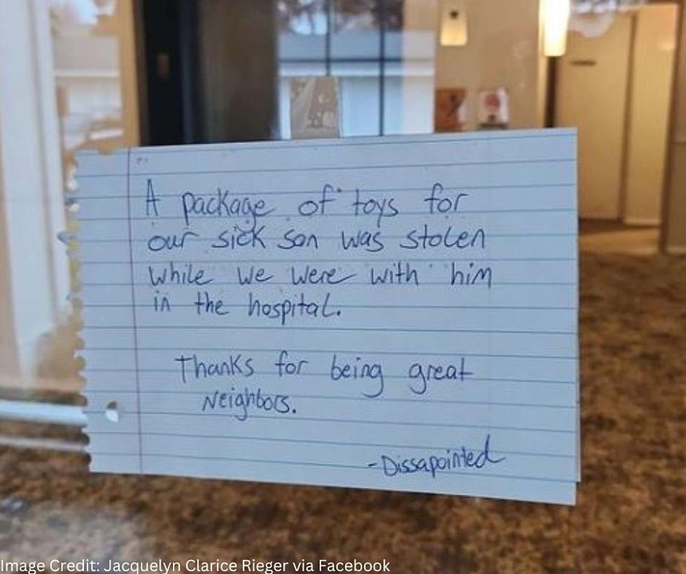 ‘Thanks For Being Great Neighbors’ Note Left After MN Toys Stolen