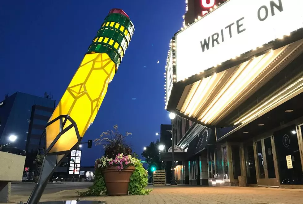 Why is there &#8216;A Pencil&#8217; In Front Of The Historic Downtown Theater In St. Cloud?