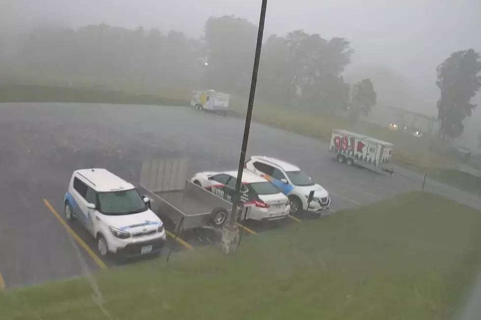 Fourth Of July Storm Sends Central MN Trailer Across Parking Lot
