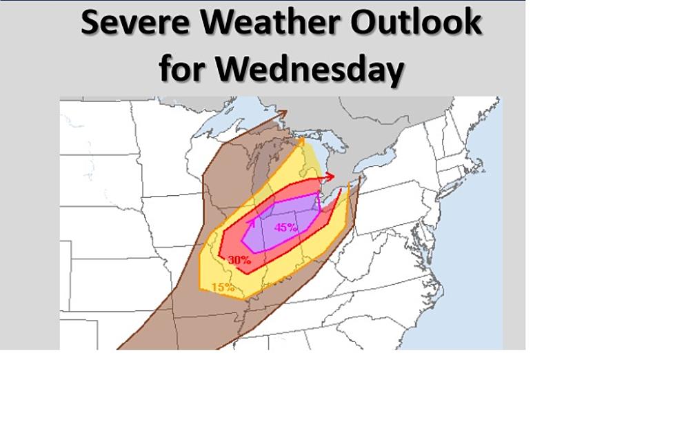 Severe Weather Possible Weds