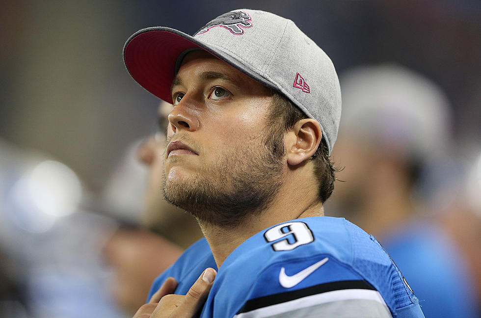Sports: Stafford Benched.  Lions oh and 5!