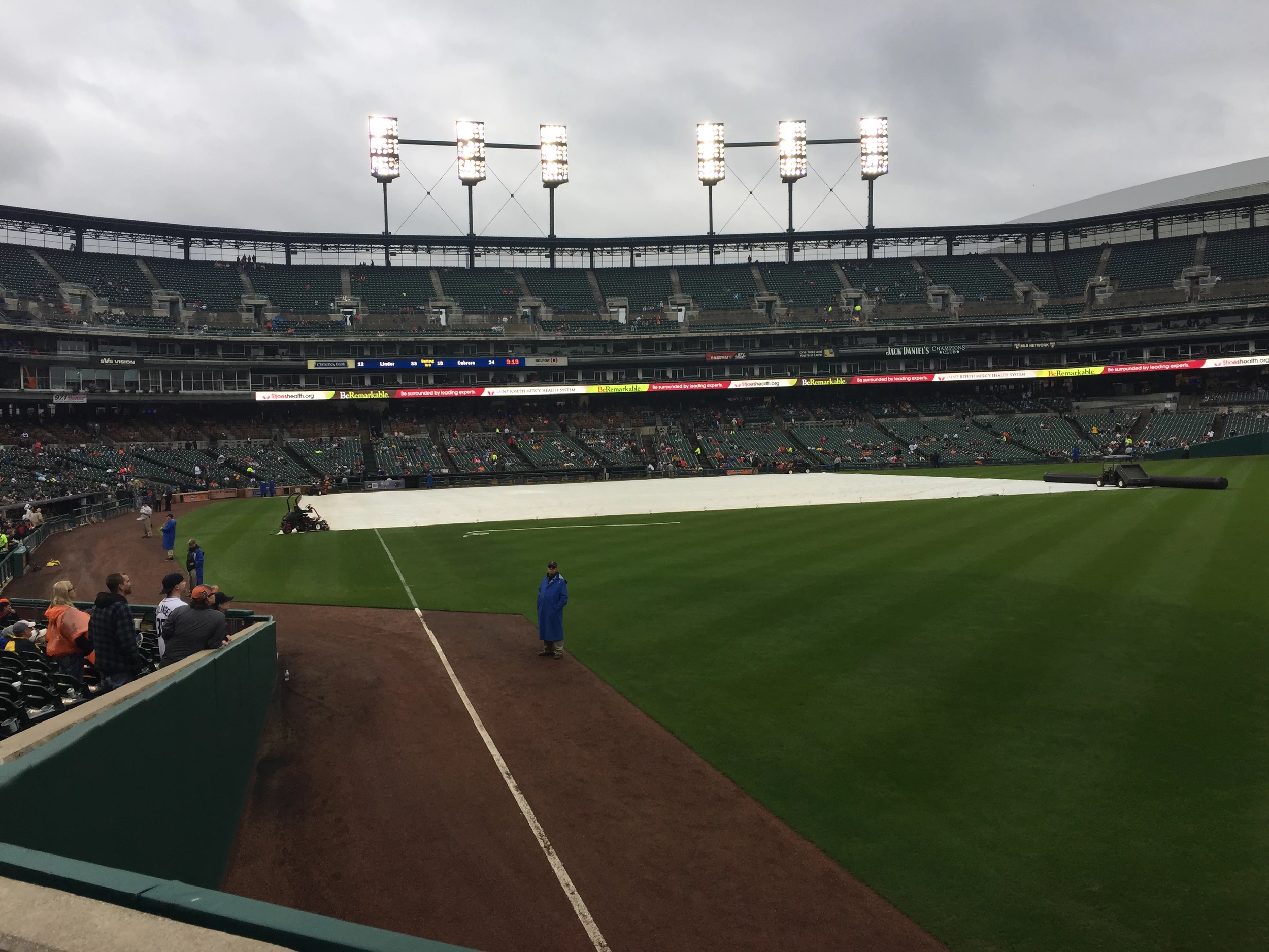 Chance to golf in Comerica Park