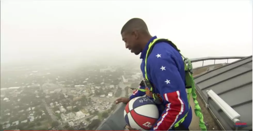 Harlem Globetrotter Made This Shot From Where?