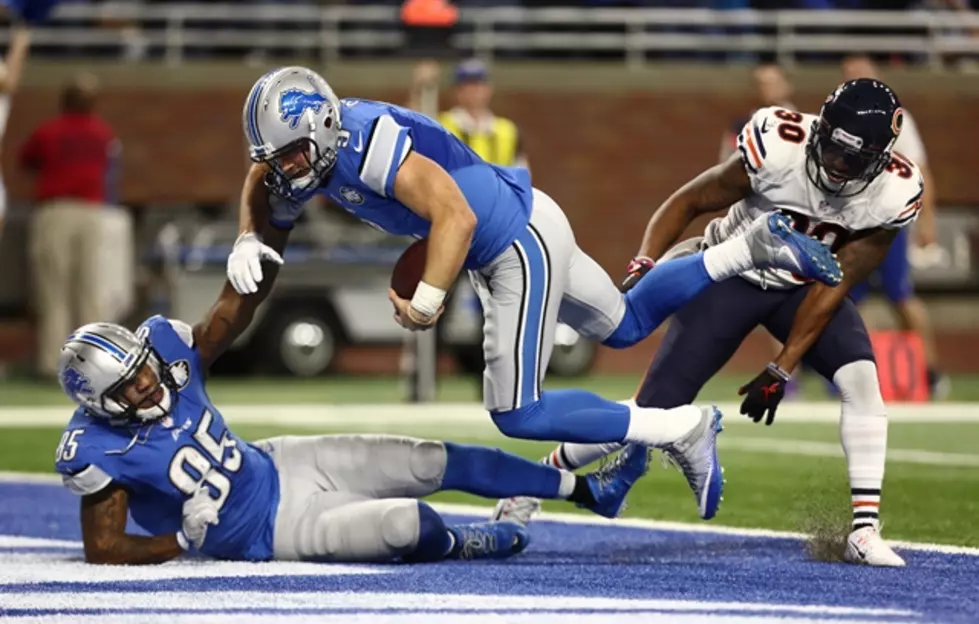 Sports: Lions Do It Again.  4th Quarter win over Bears, 20-17