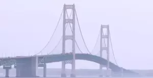Mackinac Bridge Closed Due To Falling Ice