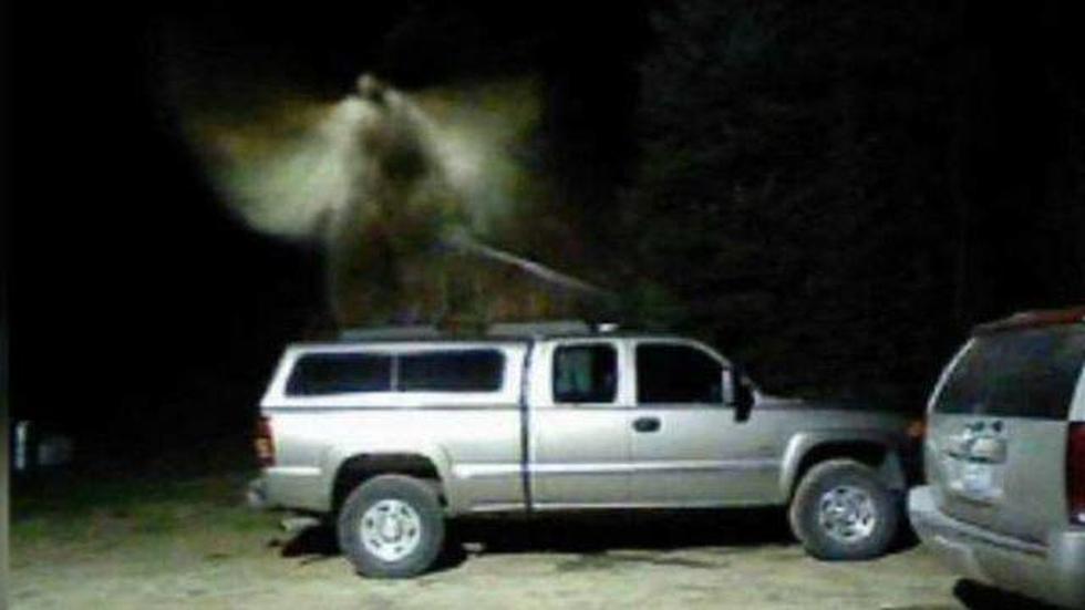 Angel Captured Over a Truck in Michigan