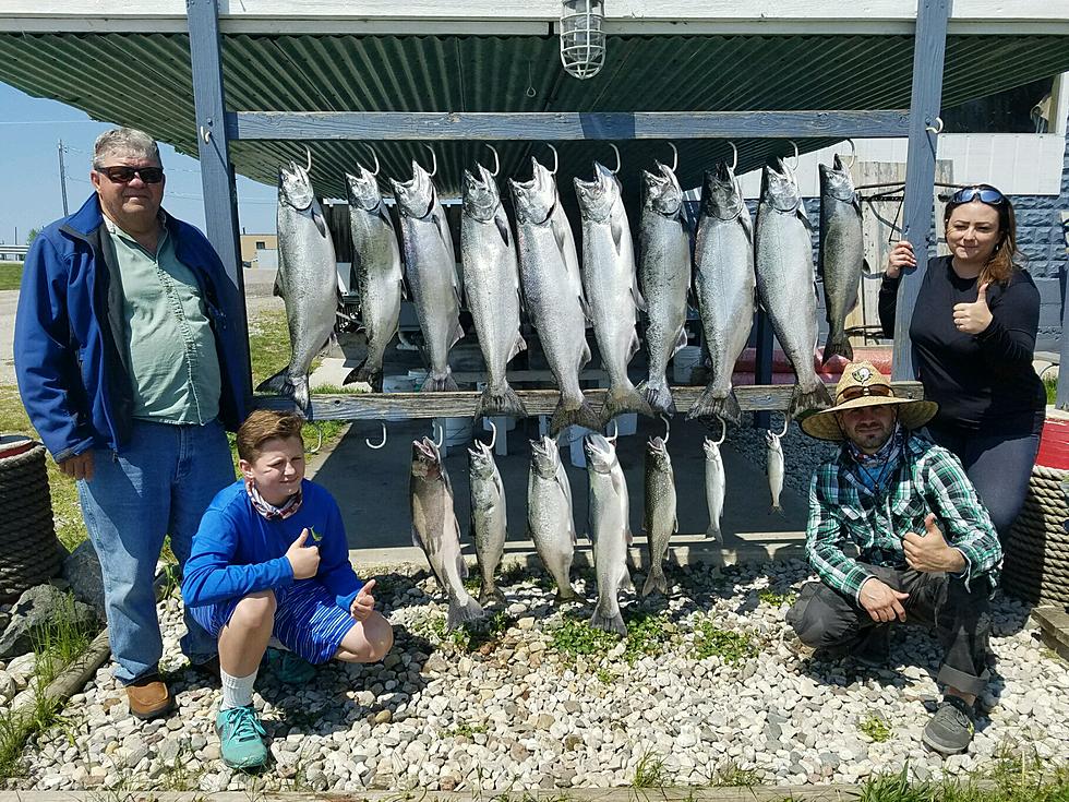 Anglers &#8216;Slammin&#8217; Salmon&#8217; On Southern Areas Of Lake Michigan