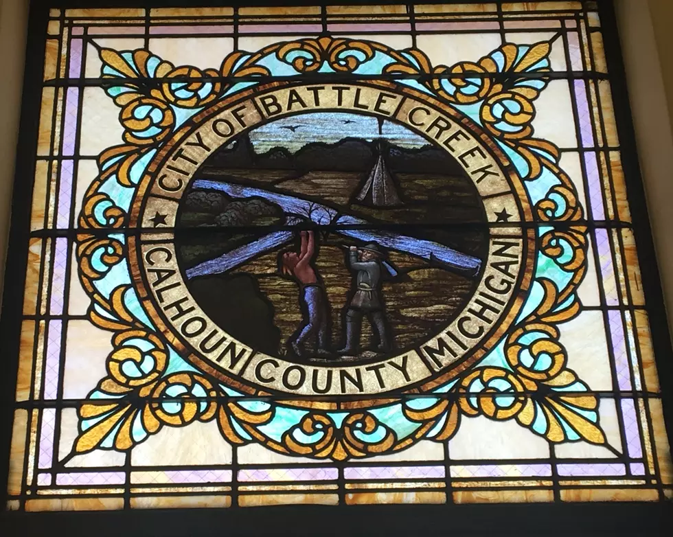 Plan To Remove Battle Creek's Stained Glass Seal Moving Forward