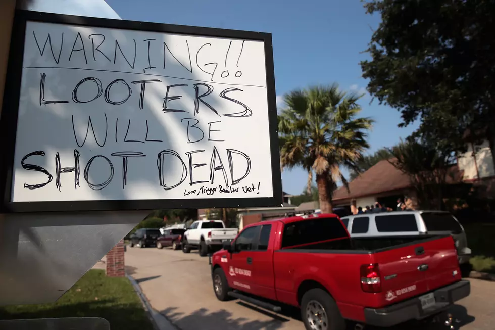 What is wrong with people; looters during hurricane Florence