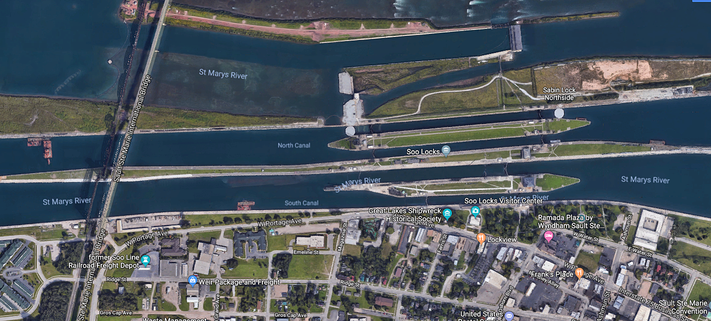 New Lock at the Soo major construction continues > Detroit District > News  Releases