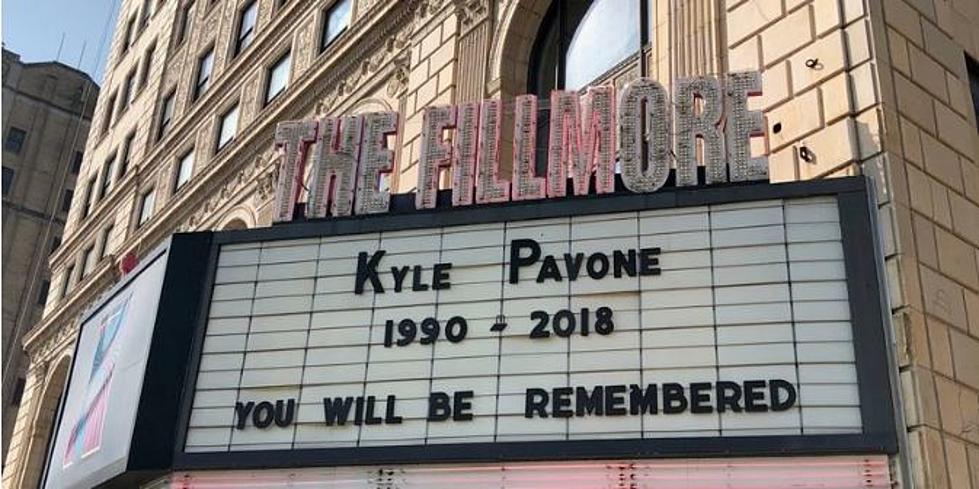 The Kyle Pavone Foundation Promise Me Tribute is Sunday at Fillmore Detroit